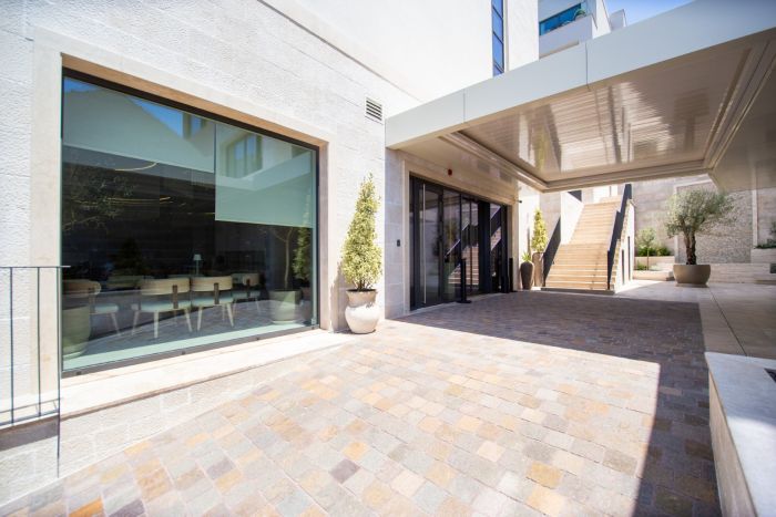 Entrance courtyard