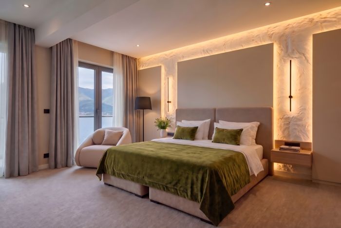 Sea-view room detail